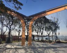 上海滴水湖餐廳木屋